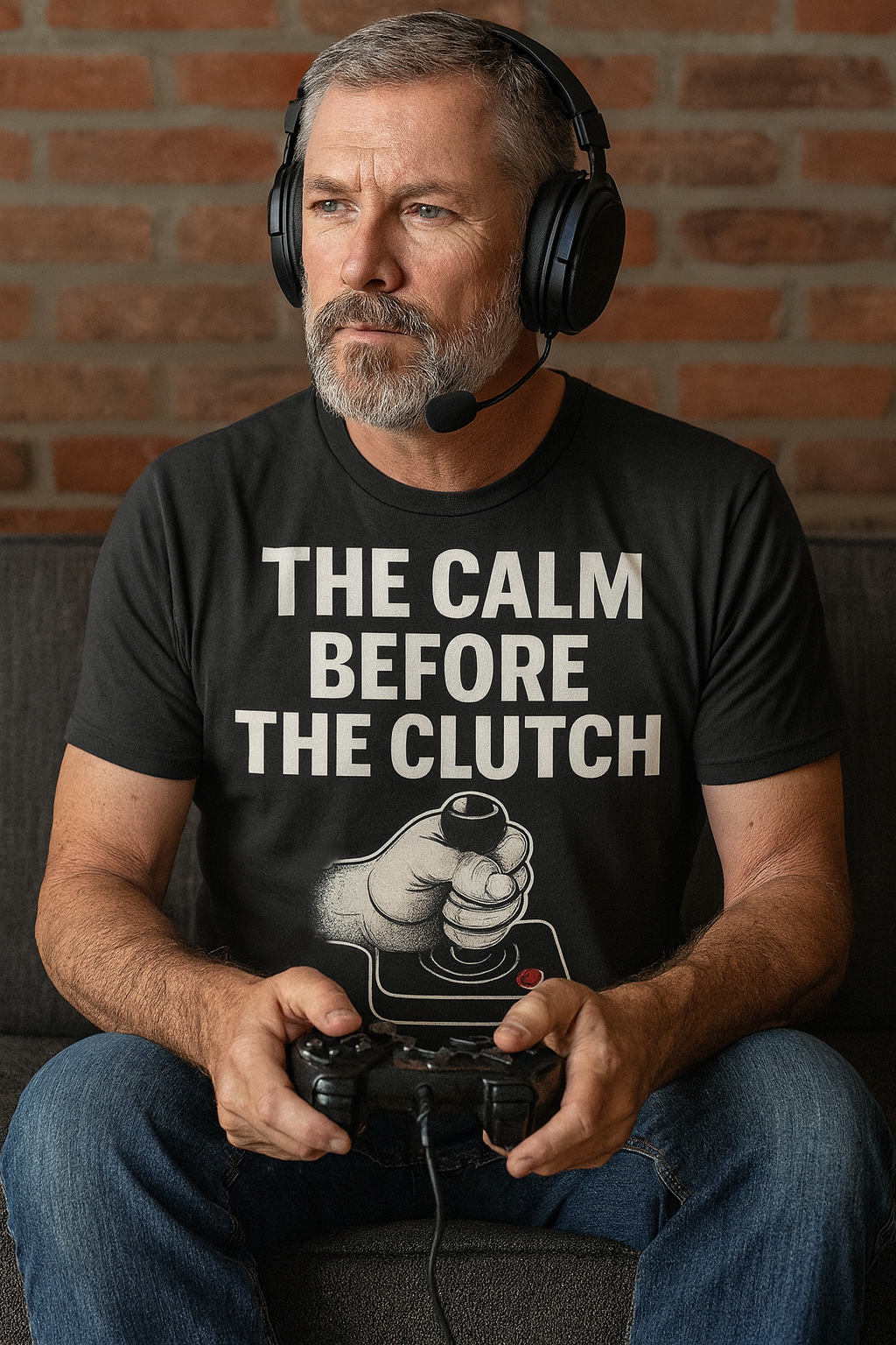 Clutch King Gamer T-Shirt — 'Coming In Clutch' Squad Tee