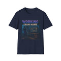 Working From Home T-Shirt – Cozy Gamer / Remote Work Desk Graphic Tee